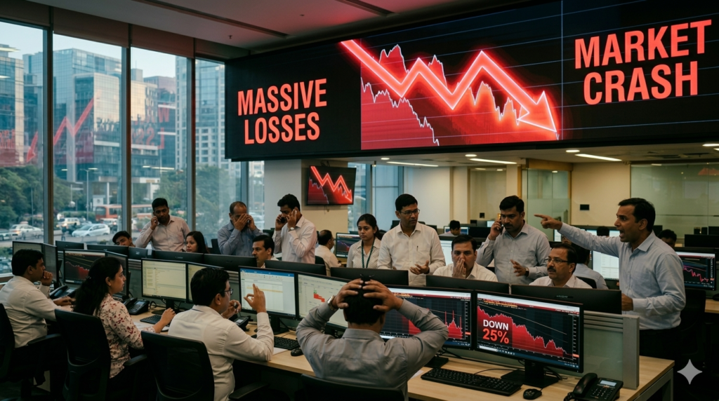 Indian Stock Market Crash News