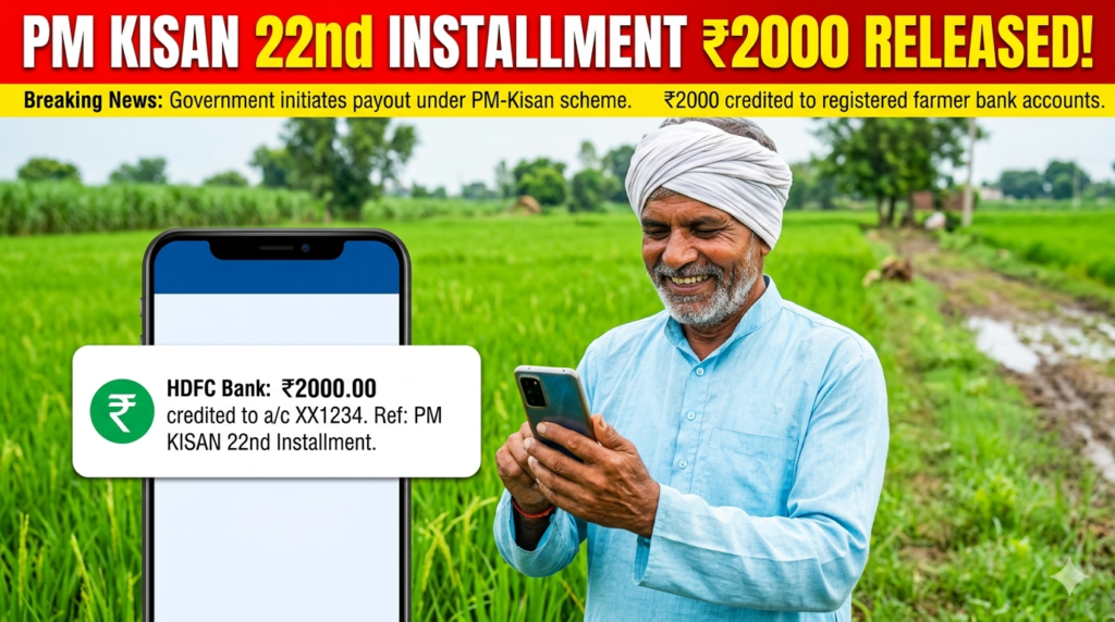 PM Kisan 22nd Installment