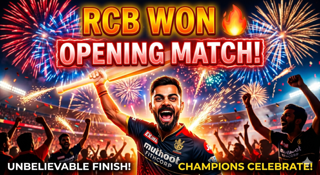 RCB vs SRH Match Full Report