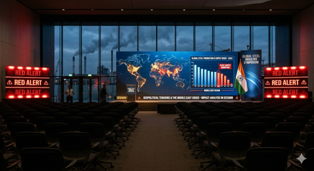 India postpones global steel conference 2026 reason