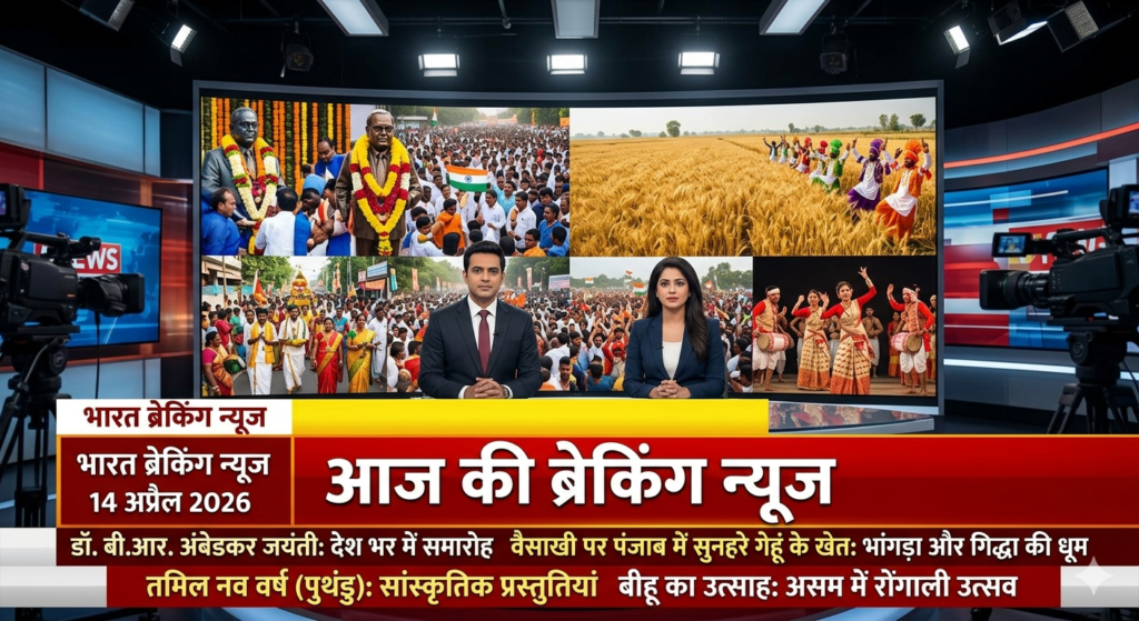 today breaking news India 14 April 2026 Hindi