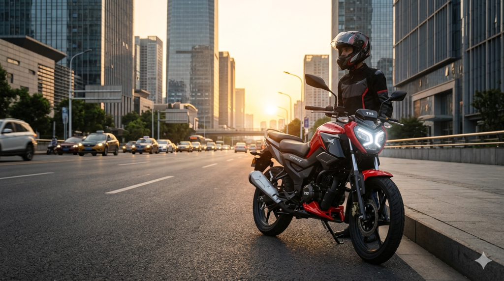 TVS Raider 125 2026 mileage and features in Hind