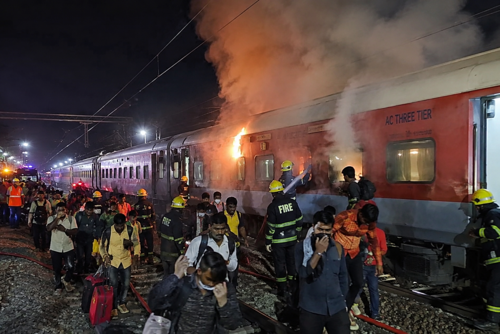 Rajdhani Express Fire Incident 2026
