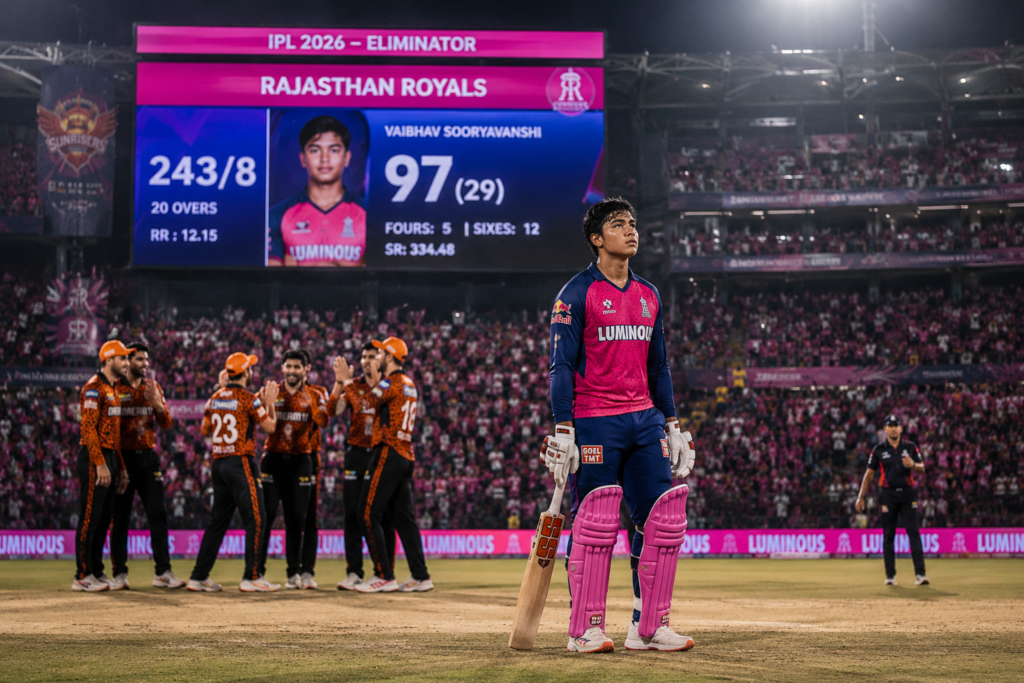 Vaibhav Suryavanshi 97 runs