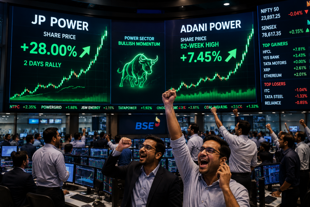 JP Power Share Surge