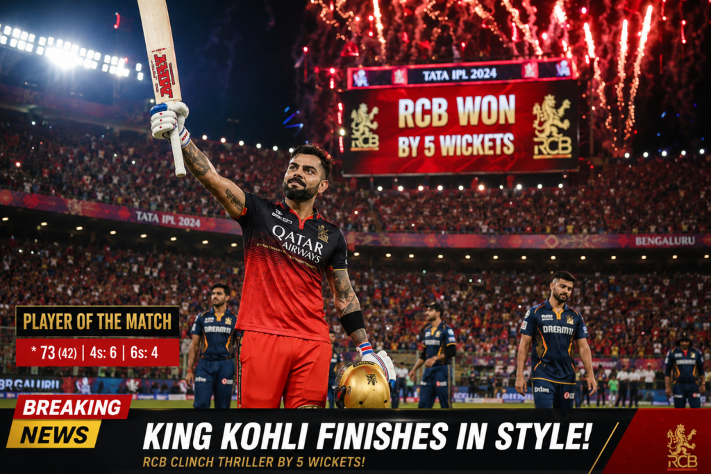 Virat Kohli Reaction After RCB Win