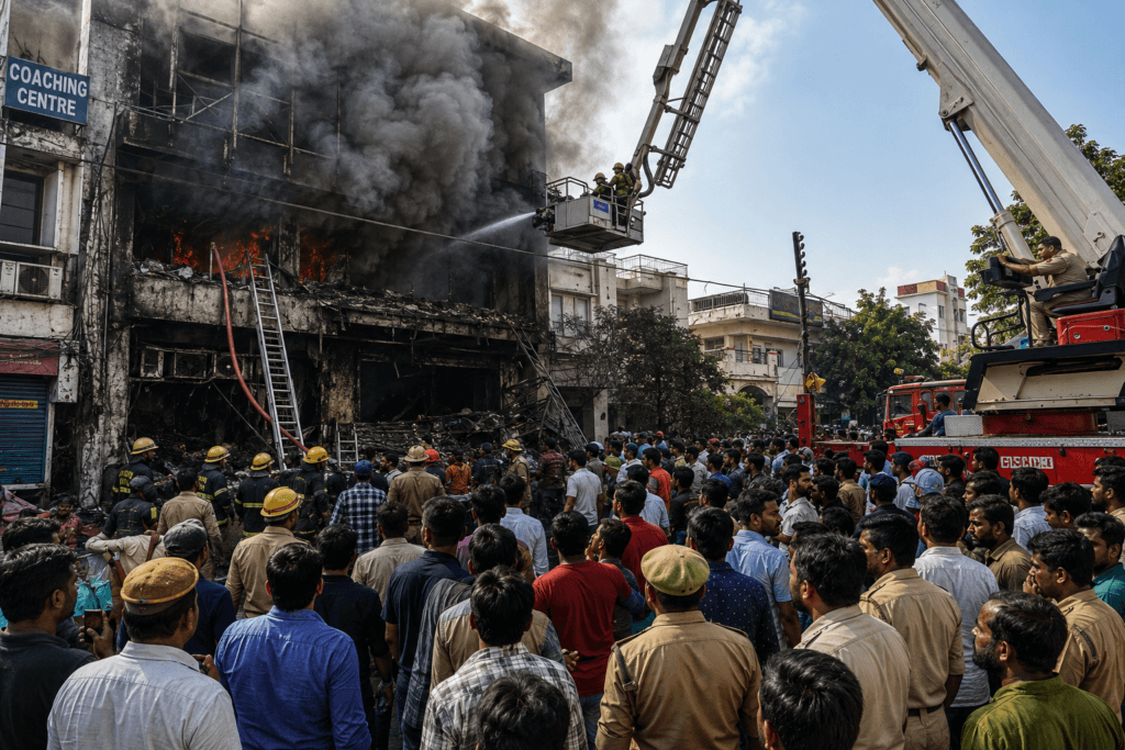 Lucknow fire accident latest news