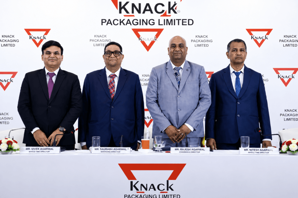 Knack packaging share price