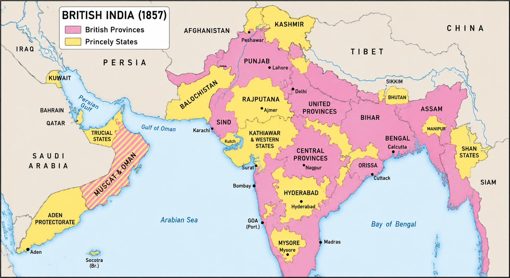 दुबई भारत पाकिस्तान 1947 इतिहास
